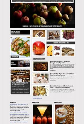 فورسيزونز يدعو عشاق المأكولات والمشروبات لـزيارة  Tasteالموقع الإلكتروني الجديد الخاص بالمأكولات